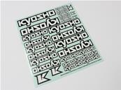 Stickers Kyosho logo (235x210mm)