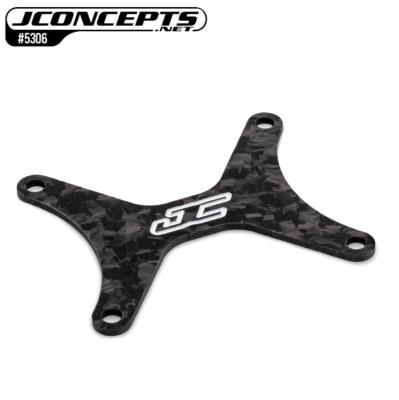 Sangle de batterie en fibre de carbone forgée - Noir pour RC10 1989 Stealth J-CONCEPTS