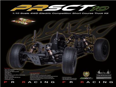 Short Course SCT 10 4x4 1/10e version diff à pignons (voiture seule) PR RACING