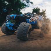 GORGON 4X2 MEGA 550 Brushed Monster Truck RTR, BLEU - ARRMA