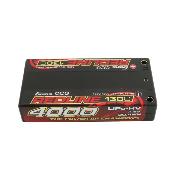 Lipo REDLINE 2.0 Shorty 2S HV 7.6V 130C 4000 mAh 5mm faible hauteur GENS ACE