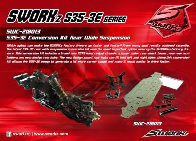 Kit de conversion arrière pour suspension large SWORKZ