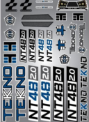 Décalques NT48 2.0 TEKNO-RC