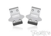 Sabot de protection de chassis Inox Avt. pour HB d8/e8 (2pcs) T-WORKS