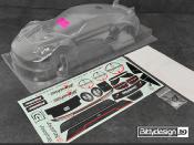Carrosserie P-GT3R 190mm (non-peinte) BITTYDESIGN