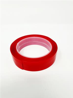 Rouleau de double-face rouge 2.5 x 300cm