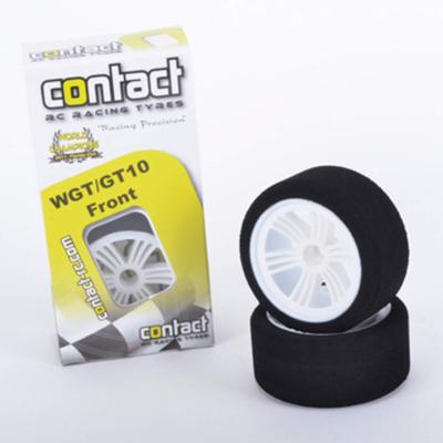 Pneus Mousse WGT10 AVANT 28SH 60mm - sur jantes blanche CONTACT RC