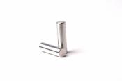 Aluminium idler shaft 5x18mm silver 4x2 PR RACING