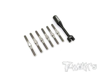 Kit de pas inversés titane pour Sworkz S12-2 T-WORK'S