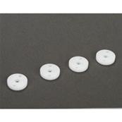 Pistons d'amortisseurs usinés CNC (diamètre 12mm, 1.6 x 2 trous) (4) LOSI