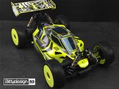 Carrosserie "Vision" pour SWORKZ S35-3/S35-4 BRUSHLESS pre-decoupé BITTYDESIGN