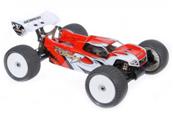 Carrosserie peinte rouge E-Truggy SERPENT RACING