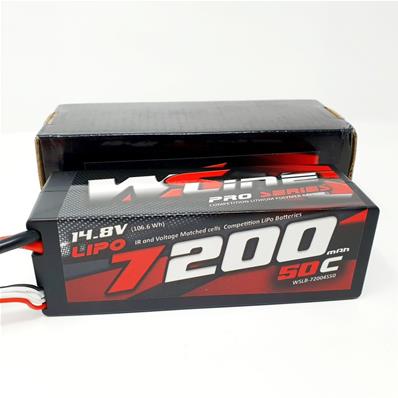 Accu Lipo 7200 50c 4S (prise EC5) 4S2P WS-LINE