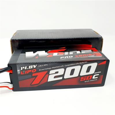 Accu Lipo WSLine 7200 50c 4S (prise Deans) 4S2P