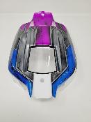 CARROSSERIE VS2 BLANC/BLEU/GUN METAL/VIOLET PEINTE POUR VS2 HOBAO RACING