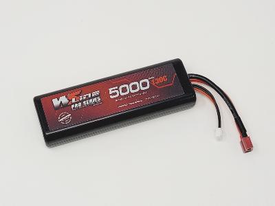 Accu WSLine Stick 5000 mAh 2S 7.4V 130C (prise DEAN intégré)