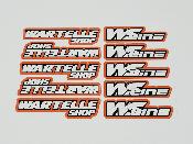 Sticker Wartelle Shop / WS Line 157x111 (différentes couleurs) WS-LINE