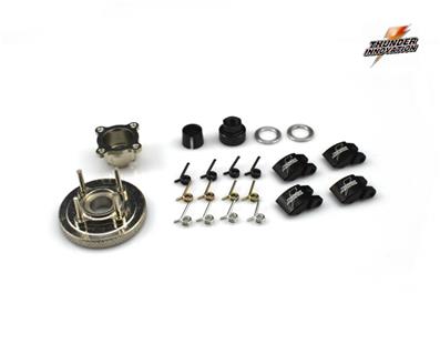 Embrayage complet 4 points acier 34mm (volant, masselottes, ressorts, écrou)