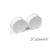 Jantes avants blanches (hexagones de 14mm) X-RAY