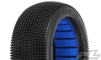 Pneus "FUGITIVE" S4 Super Soft seul avec inserts (2) PROLINE RACING