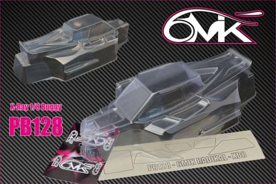 Carrosserie lexan "RADIKAL" pour XRAY XB8 (non-peinte) 6-MIK