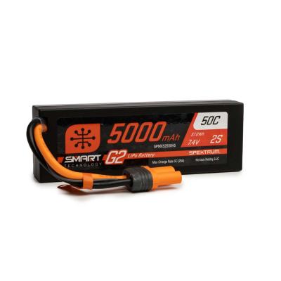Accu Lipo 2S 5000mAh Smart G2 50C IC5 SPEKTRUM