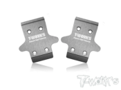 Sabots de protection châssis inox avant pour X-RAY XB8'23 (2) T-WORK'S