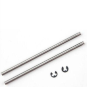 Axes de triangles inf/arr Titane 59mm (2) KYOSHO
