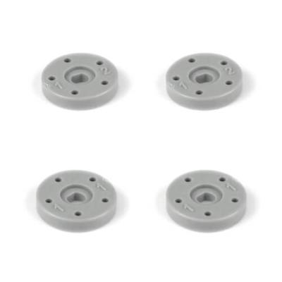 Pistons d'amortisseurs plats 5x1.1 et 5 x1.2 13mm (4) EB/ET410 TEKNO-RC