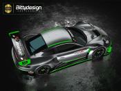 Carrosserie P-GT3R 190mm (non-peinte) BITTYDESIGN