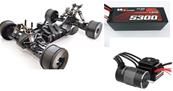 HYPER SSE TRUGGY + COMBO ROBITRONIC 150A + MOTEUR 2000KV + ACCUS WS LINE 5300 60C (PRISES DEANS) HOBAO