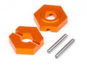 Hexagones de roues avants aluminiums 12mm (2)