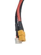 Cable de charge 4S 10AWG PK 5mm pour sortie chargeur XT60 LG / 45cms RC-DISCHARGER