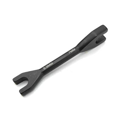 Clé de réglage de bielettes 5.5 & 7mm en acier traité dur