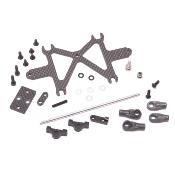 Kit de Fixation d'accu carbone et renfort pour C2W SCHUMACHER
