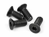 Vis BTR têtes coniques M4x10mm (4)