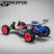 Carrosserie non-peinte PROTECTOR pour Associated RC10 1989 Stealth + aileron 5.5" J-CONCEPTS