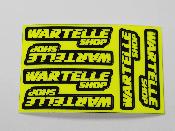 Sticker Wartelle Shop 75x45 (différentes couleurs) WS-LINE