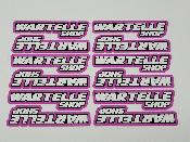 Stickers Wartelle Shop 157x111 (Différentes couleurs) WS-LINE