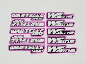 Sticker Wartelle Shop / WS Line 157x111 (différentes couleurs) WS-LINE