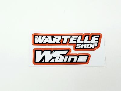 Stickers Wartelle-Shop/Ws-Line 70x34mm (différentes couleurs) WS-LINE