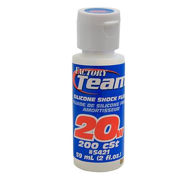 Huile silicone 20wt (60ml) (200cst) TEAM-ASSOCIATED