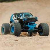 GORGON 4X2 MEGA 550 Brushed Monster Truck RTR avec batterie et chargeur, BLEU - ARRMA