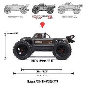 1/10 OUTCAST 4X4 4S V2 BLX Stunt Truck RTR, Red - ARRMA