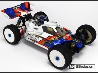 Carrosserie "Force" pour Associated RC8B3 (non peinte) BITTYDESIGN