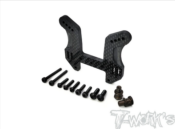 Support d'amortisseur avant carbone 5mm pour MP10 T-WORK'S