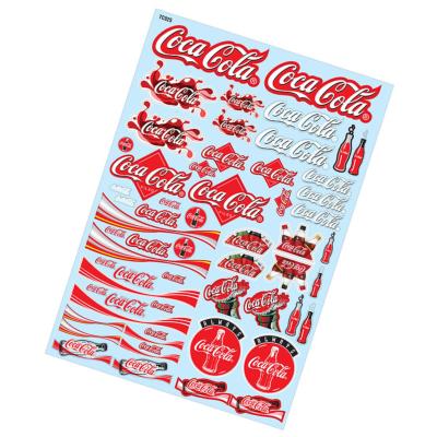 Planche de Stickers (A4) COCA TEAM-C