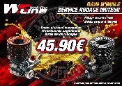 Option Rodage Moteur thermique Nitro 0.21 au Bain d'huile WS-LINE