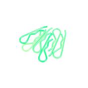 Clips de carrosserie Vert Fluo 1/8e (6) CORE-RC