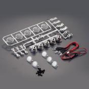 Rampe Chromé 5 spots avec LED